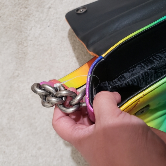 Kurt Geiger Large Pillow Leathet Kensington Shoulder Bag Ombre - Picture 12 of 12